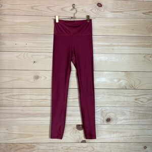 Athleta‎ red high rise leggings XS